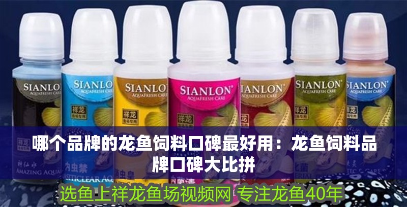 哪個品牌的龍魚飼料口碑最好用：龍魚飼料品牌口碑大比拼 哪個品牌的龍魚飼料口碑最好用：龍魚飼料品牌口碑大比拼 水族問答
