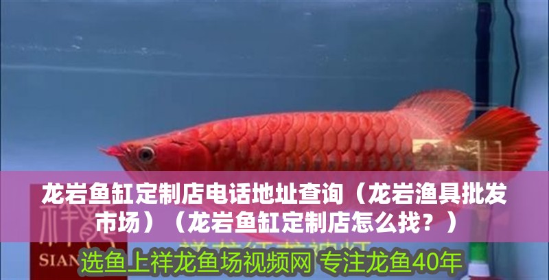 龍巖魚缸定制店電話地址查詢（龍巖漁具批發(fā)市場(chǎng)）（龍巖魚缸定制店怎么找？）