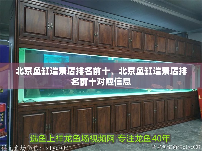 北京魚缸造景店排名前十、北京魚缸造景店排名前十對應(yīng)信息