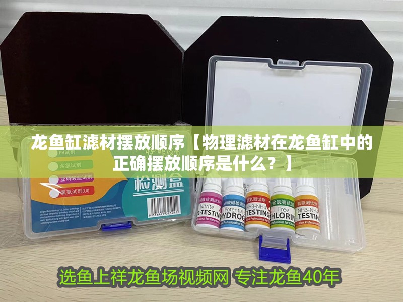 龍魚缸濾材擺放順序【物理濾材在龍魚缸中的正確擺放順序是什么？】 龍魚缸濾材擺放順序【物理濾材在龍魚缸中的正確擺放順序是什么？】 觀賞魚百科