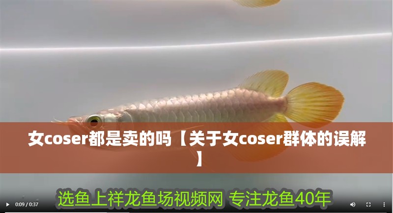 女coser都是賣的嗎【關于女coser群體的誤解】 女coser都是賣的嗎【關于女coser群體的誤解】 龍魚論壇