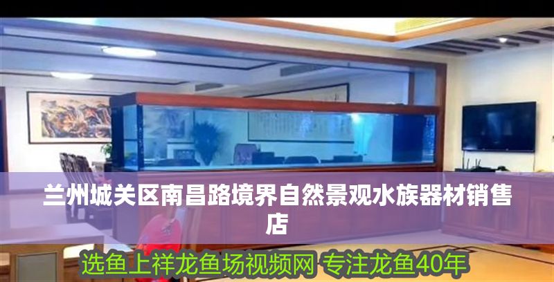 蘭州城關區(qū)南昌路境界自然景觀水族器材銷售店 蘭州城關區(qū)南昌路境界自然景觀水族器材銷售店 全國水族館企業(yè)名錄 第1張