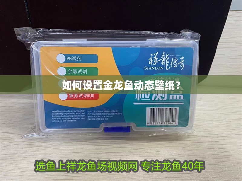 如何設置金龍魚動態壁紙？
