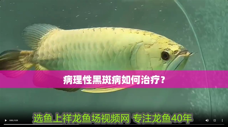 病理性黑斑病如何治療？