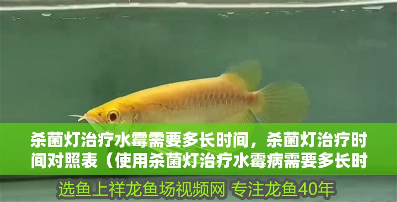 殺菌燈治療水霉需要多長(zhǎng)時(shí)間，殺菌燈治療時(shí)間對(duì)照表（使用殺菌燈治療水霉病需要多長(zhǎng)時(shí)間？）