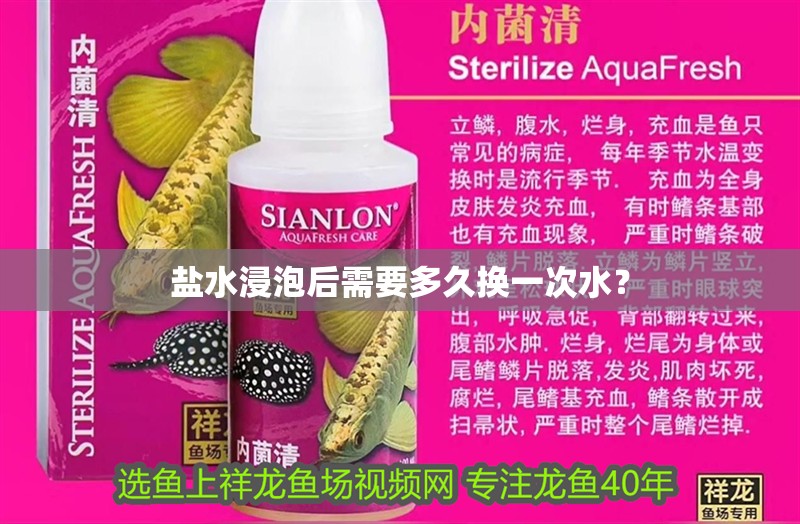 鹽水浸泡后需要多久換一次水？