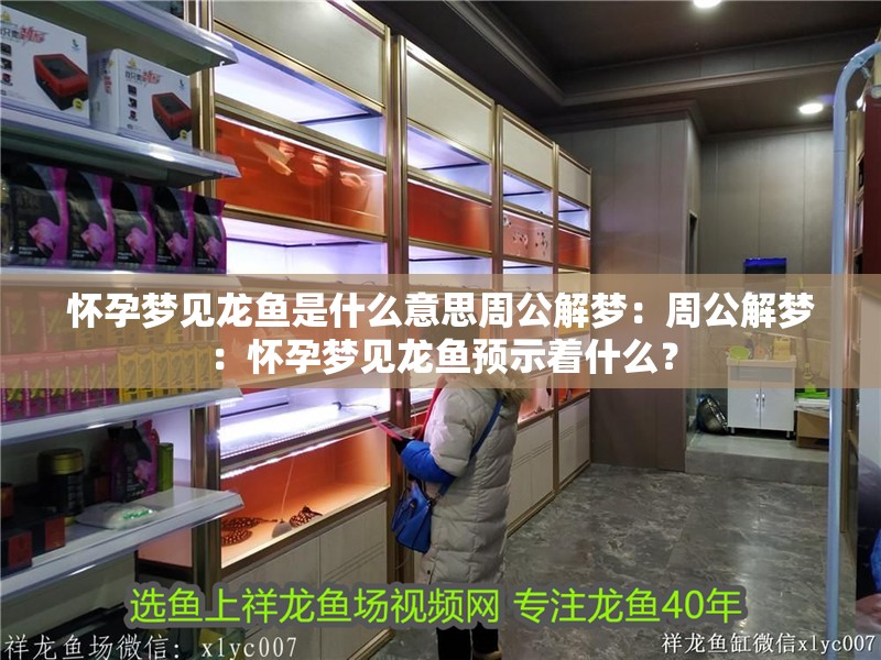 懷孕夢見龍魚是什么意思周公解夢：周公解夢：懷孕夢見龍魚預示著什么？