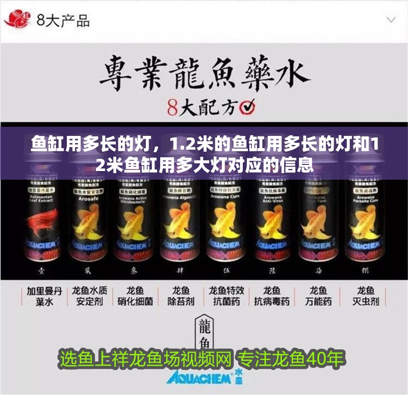 魚缸用多長的燈，1.2米的魚缸用多長的燈和12米魚缸用多大燈對應的信息