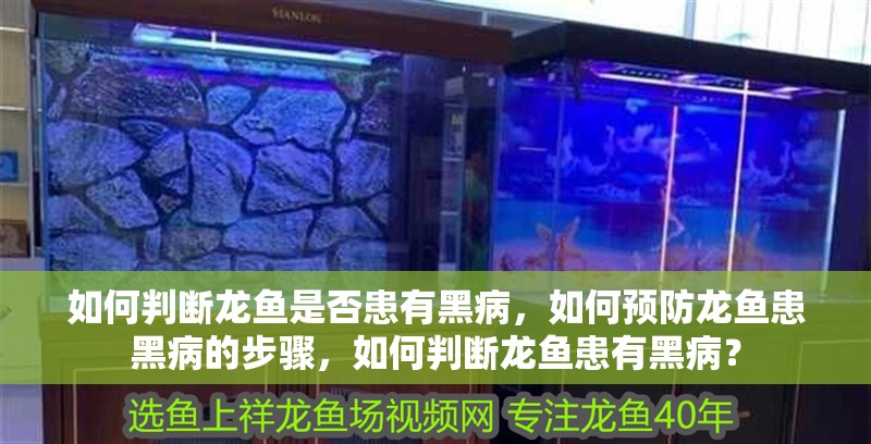 如何判斷龍魚是否患有黑病，如何預防龍魚患黑病的步驟，如何判斷龍魚患有黑病？