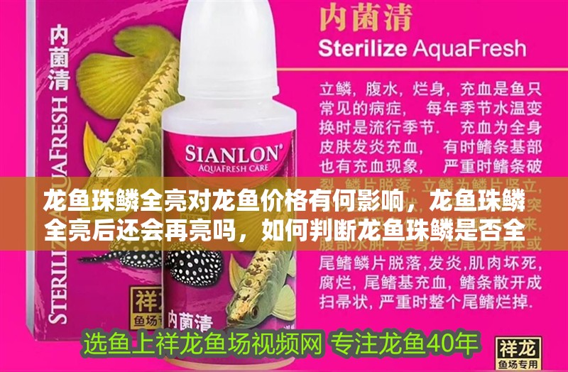 龍魚珠鱗全亮對龍魚價格有何影響，龍魚珠鱗全亮后還會再亮嗎，如何判斷龍魚珠鱗是否全亮