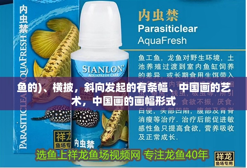 魚的)、橫披，斜向發起的有條幅、中國畫的藝術，中國畫的畫幅形式