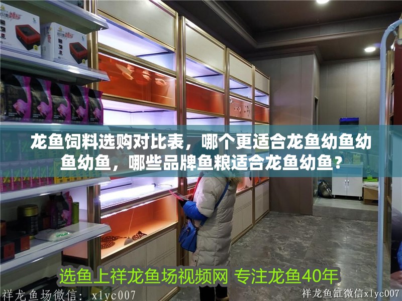 龍魚飼料選購對比表，哪個更適合龍魚幼魚幼魚幼魚，哪些品牌魚糧適合龍魚幼魚？