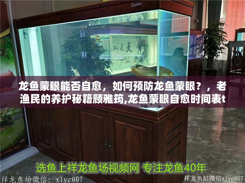 龍魚蒙眼能否自愈，如何預防龍魚蒙眼？，老漁民的養護秘籍顧雅筠,龍魚蒙眼自愈時間表tt