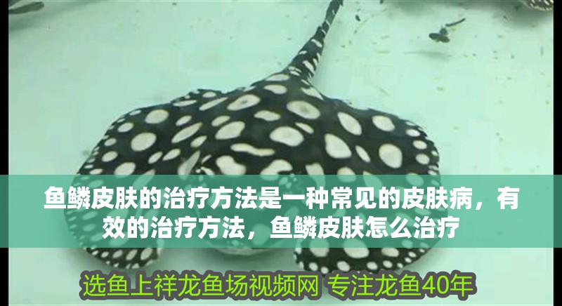 魚鱗皮膚的治療方法是一種常見的皮膚病，有效的治療方法，魚鱗皮膚怎么治療