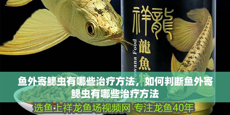 魚外寄鰓蟲有哪些治療方法，如何判斷魚外寄鰓蟲有哪些治療方法