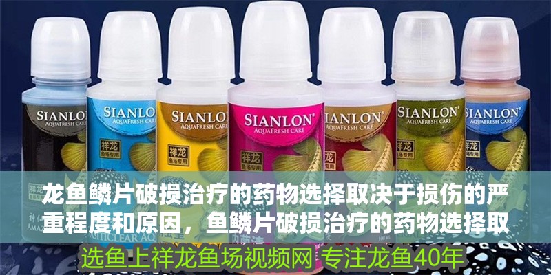 龍魚鱗片破損治療的藥物選擇取決于損傷的嚴重程度和原因，魚鱗片破損治療的藥物選擇取決于損傷的嚴重程度和原因