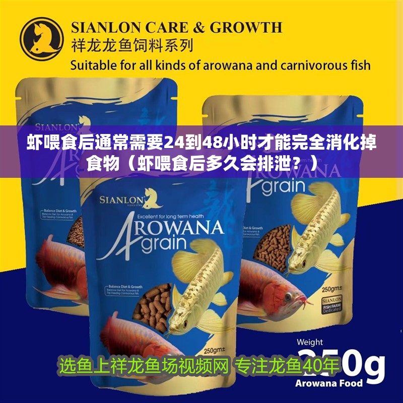 蝦喂食后通常需要24到48小時才能完全消化掉食物（蝦喂食后多久會排泄？）