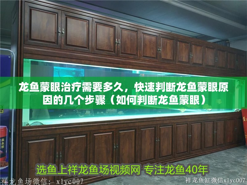龍魚蒙眼治療需要多久，快速判斷龍魚蒙眼原因的幾個步驟（如何判斷龍魚蒙眼）