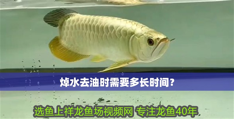 焯水去油時需要多長時間？