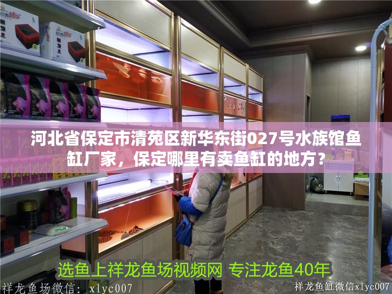 河北省保定市清苑區新華東街027號水族館魚缸廠家，保定哪里有賣魚缸的地方？
