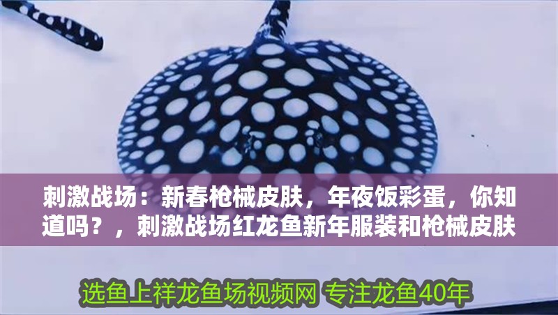 刺激戰(zhàn)場：新春槍械皮膚，年夜飯彩蛋，你知道嗎？，刺激戰(zhàn)場紅龍魚新年服裝和槍械皮膚在刺激戰(zhàn)場中的實用信息