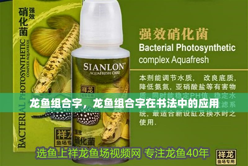 龍魚組合字，龍魚組合字在書法中的應用