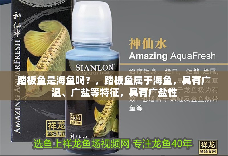 踏板魚是海魚嗎？，踏板魚屬于海魚，具有廣溫、廣鹽等特征，具有廣鹽性