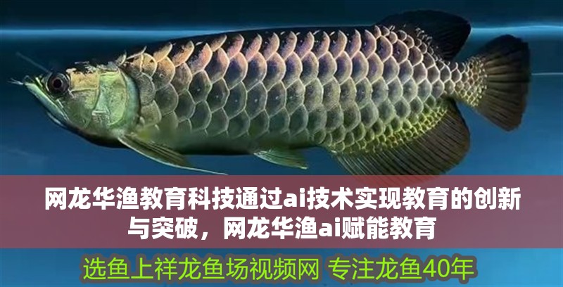 網龍華漁教育科技通過ai技術實現教育的創新與突破，網龍華漁ai賦能教育