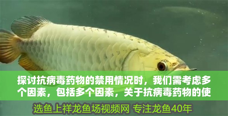 探討抗病毒藥物的禁用情況時，我們需考慮多個因素，包括多個因素，關于抗病毒藥物的使用