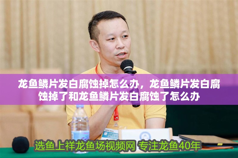 龍魚鱗片發(fā)白腐蝕掉怎么辦，龍魚鱗片發(fā)白腐蝕掉了和龍魚鱗片發(fā)白腐蝕了怎么辦
