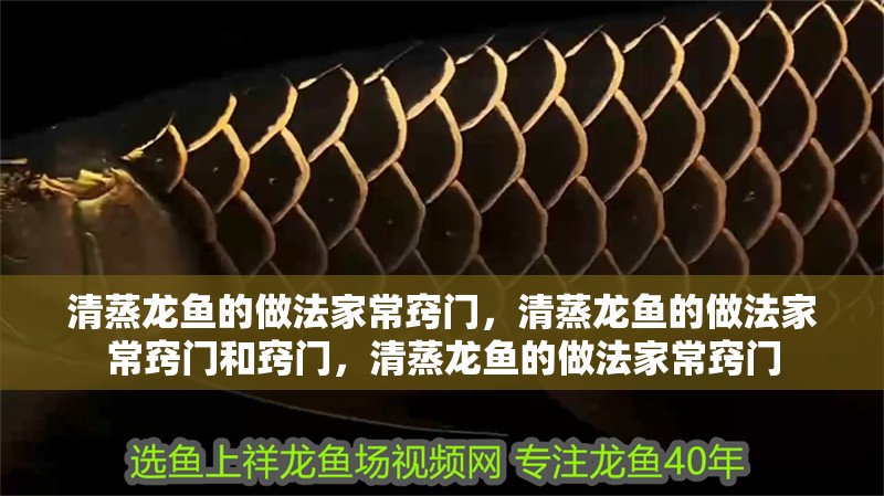 清蒸龍魚的做法家常竅門，清蒸龍魚的做法家常竅門和竅門，清蒸龍魚的做法家常竅門