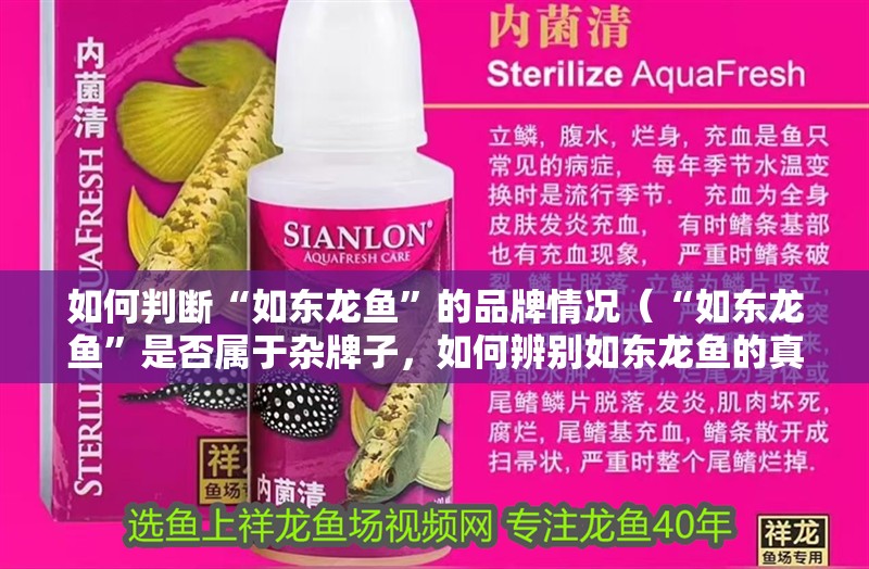 如何判斷“如東龍魚”的品牌情況（“如東龍魚”是否屬于雜牌子，如何辨別如東龍魚的真偽）