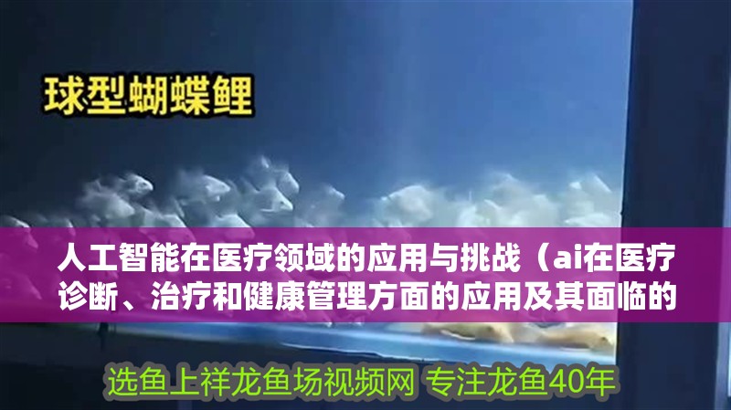 人工智能在醫療領域的應用與挑戰（ai在醫療診斷、治療和健康管理方面的應用及其面臨的挑戰）