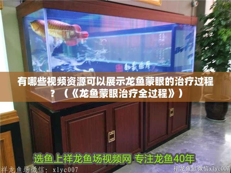 有哪些視頻資源可以展示龍魚蒙眼的治療過程？（《龍魚蒙眼治療全過程》）