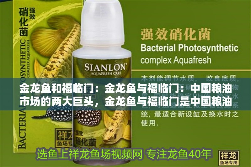 金龍魚和福臨門：金龍魚與福臨門：中國糧油市場的兩大巨頭，金龍魚與福臨門是中國糧油行業的兩大巨頭
