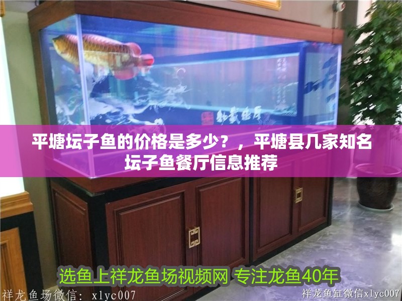 平塘壇子魚的價格是多少？，平塘縣幾家知名壇子魚餐廳信息推薦