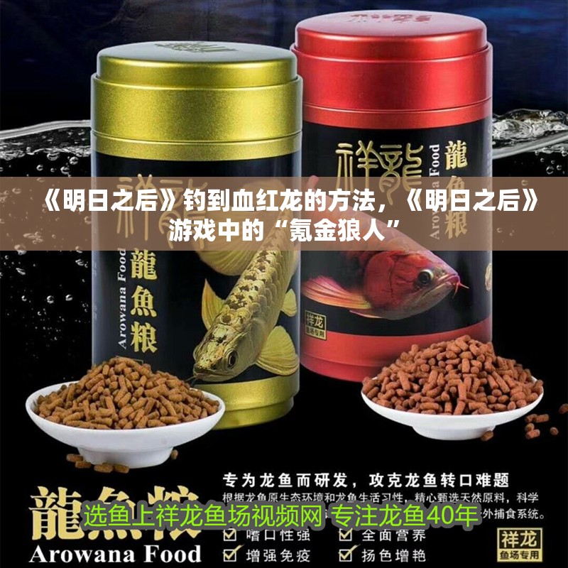 《明日之后》釣到血紅龍的方法，《明日之后》游戲中的“氪金狼人”