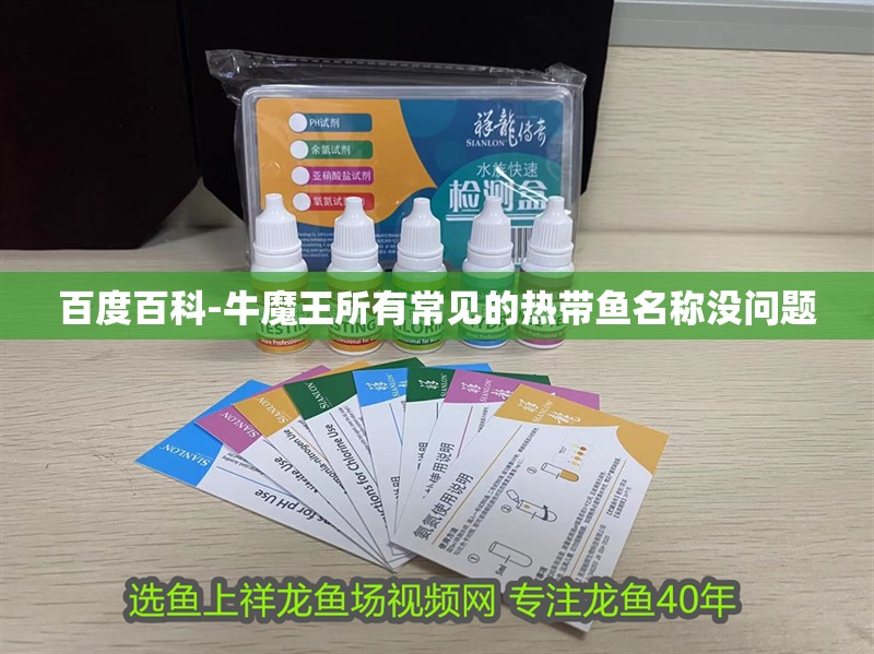 百度百科-牛魔王所有常見的熱帶魚名稱沒問題