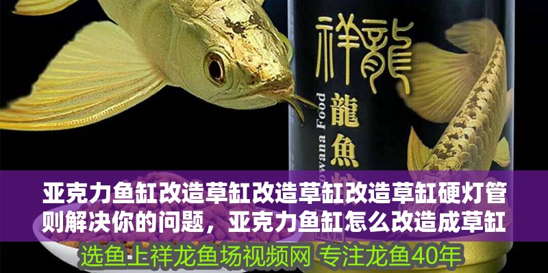 亞克力魚缸改造草缸改造草缸改造草缸硬燈管則解決你的問題，亞克力魚缸怎么改造成草缸？ 亞克力魚缸改造草缸改造草缸改造草缸硬燈管則解決你的問題，亞克力魚缸怎么改造成草缸？ 觀賞魚百科 第4張