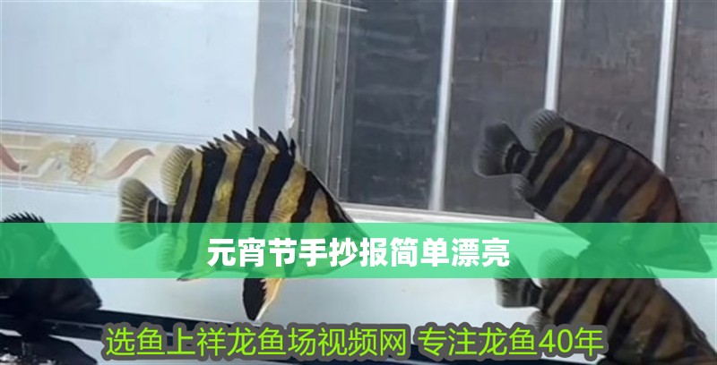 元宵節(jié)手抄報簡單漂亮