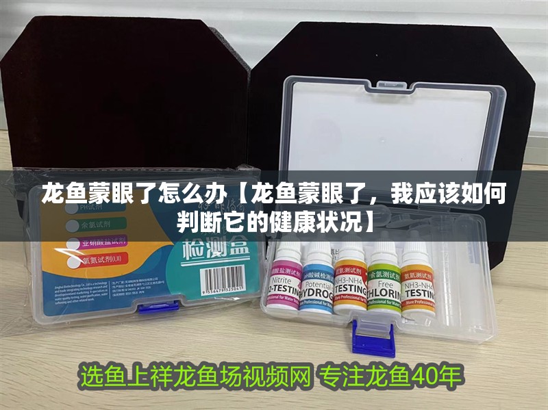 龍魚蒙眼了怎么辦【龍魚蒙眼了，我應該如何判斷它的健康狀況】