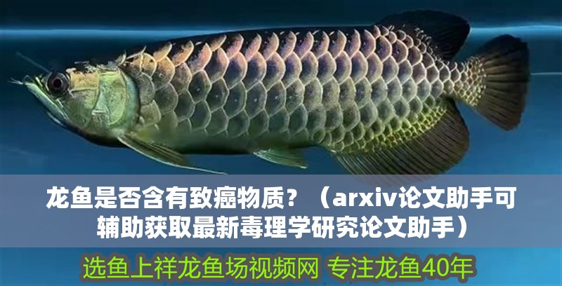 龍魚(yú)是否含有致癌物質(zhì)？（arxiv論文助手可輔助獲取最新毒理學(xué)研究論文助手）