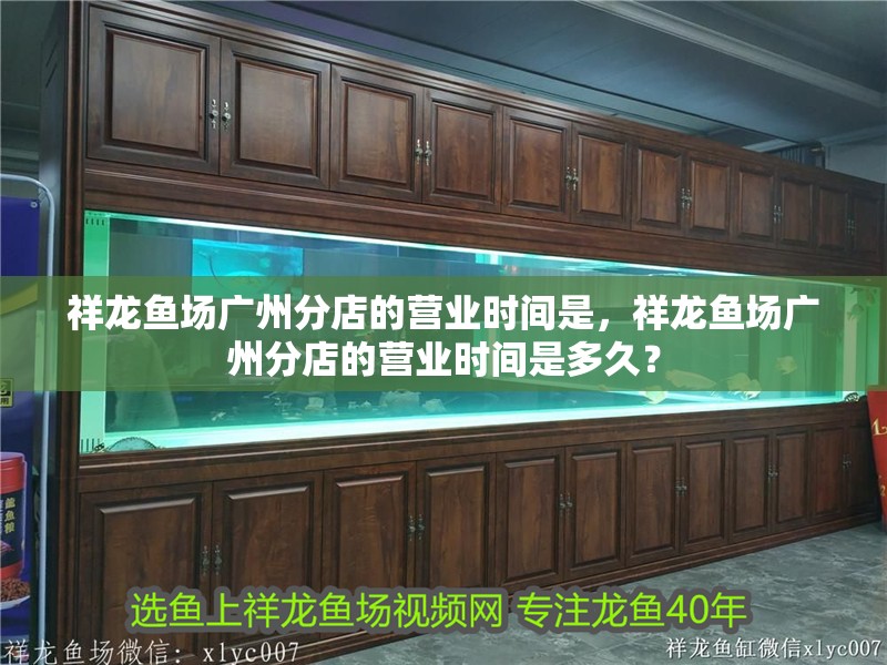祥龍魚(yú)場(chǎng)廣州分店的營(yíng)業(yè)時(shí)間是，祥龍魚(yú)場(chǎng)廣州分店的營(yíng)業(yè)時(shí)間是多久？