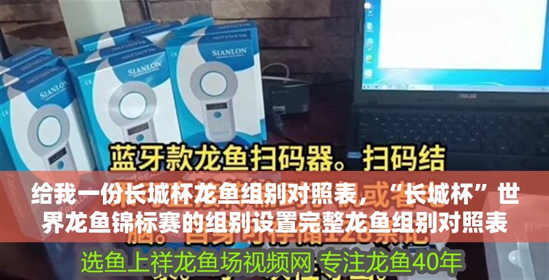 給我一份長城杯龍魚組別對照表，“長城杯”世界龍魚錦標(biāo)賽的組別設(shè)置完整龍魚組別對照表