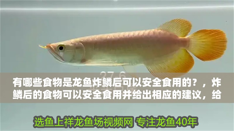 有哪些食物是龍魚炸鱗后可以安全食用的？，炸鱗后的食物可以安全食用并給出相應的建議，給出相應的建議