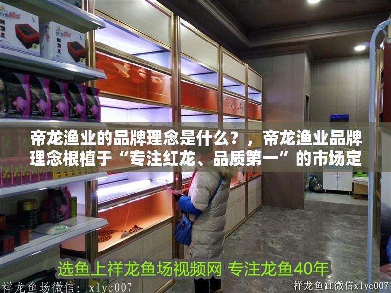 帝龍漁業的品牌理念是什么？，帝龍漁業品牌理念根植于“專注紅龍、品質第一”的市場定位 帝龍漁業的品牌理念是什么？，帝龍漁業品牌理念根植于“專注紅龍、品質第一”的市場定位 龍魚百科