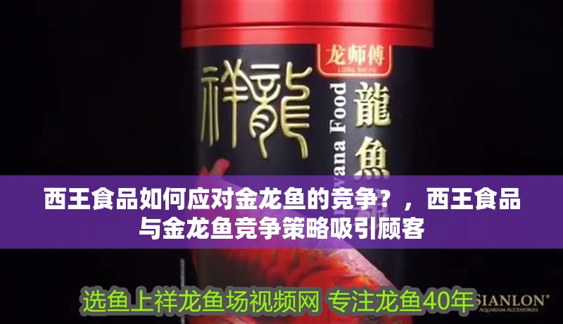 西王食品如何應對金龍魚的競爭？，西王食品與金龍魚競爭策略吸引顧客 西王食品如何應對金龍魚的競爭？，西王食品與金龍魚競爭策略吸引顧客 龍魚百科