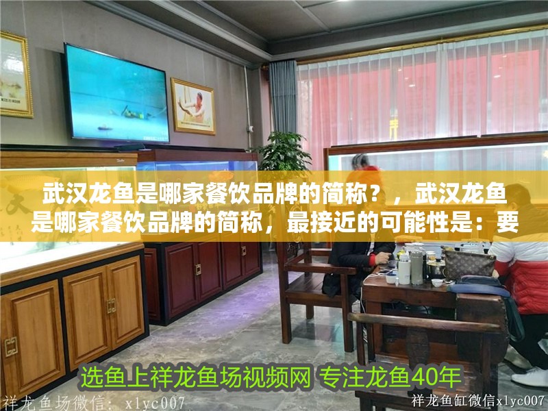 武漢龍魚是哪家餐飲品牌的簡稱？，武漢龍魚是哪家餐飲品牌的簡稱，最接近的可能性是：要不要我