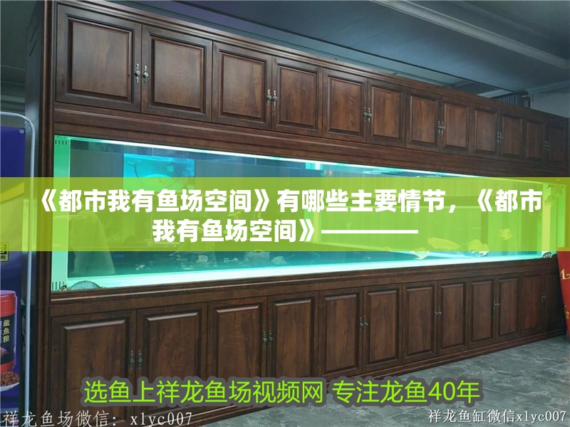 《都市我有魚場空間》有哪些主要情節，《都市我有魚場空間》————