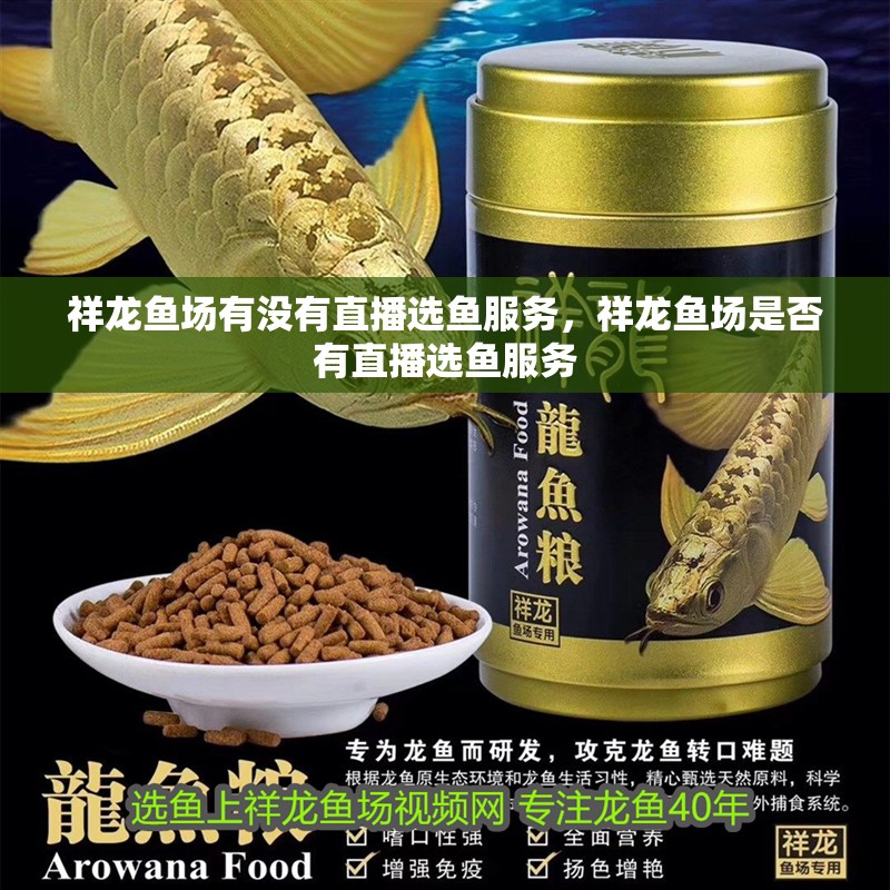 祥龍魚場有沒有直播選魚服務，祥龍魚場是否有直播選魚服務